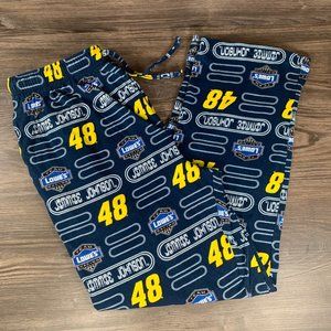 Winners Circle Jimmy Johnson 48 Sleep Pants Mens Size L (36-38) Waist Blue New